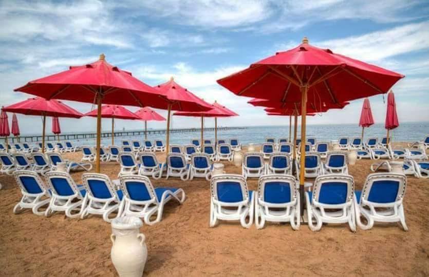 Chalet Porto South Beach - Beach Front Sea View Ain Sukhna Exterior photo